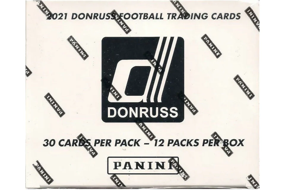 2021 Panini Donruss Football Factory Sealed Multi-Pack Cello Fat Pack Box