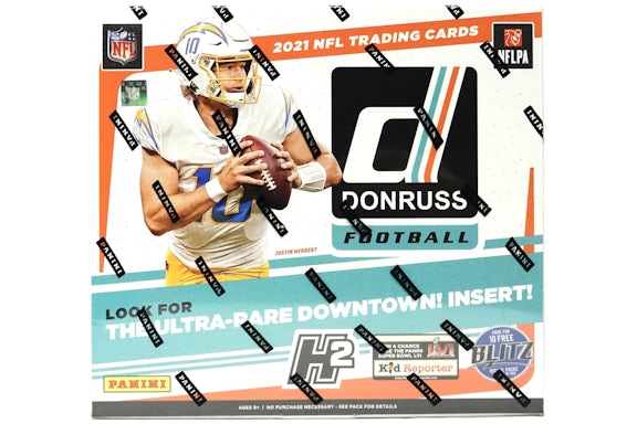 2021 Panini Donruss Football H2 Hobby Hybrid Box