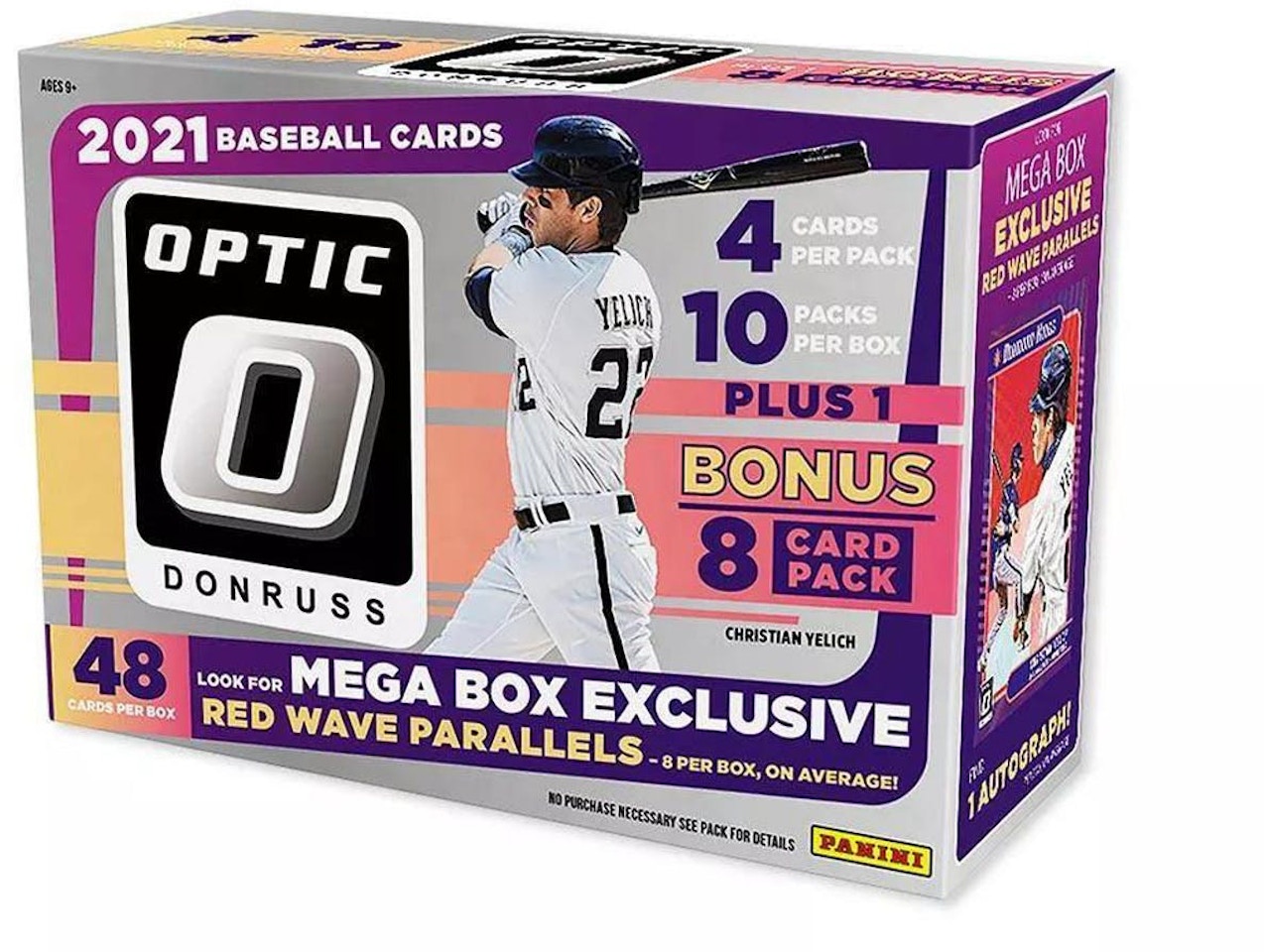 2021 Panini Donruss Optic Baseball Mega Box (Red Wave Parallels) 2021