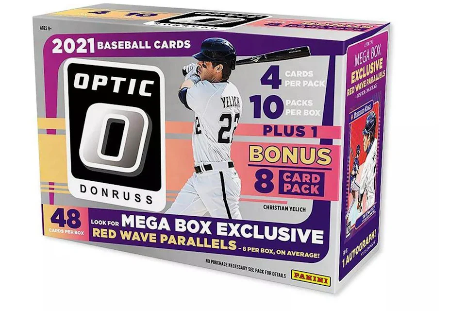 2021 Panini Donruss Optic Baseball Mega Box (Red Wave Parallels)