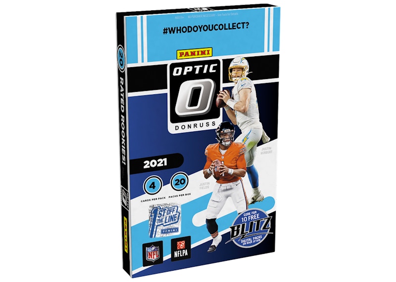 2021 Panini Donruss Optic Football 1st Off The Line Hobby Box