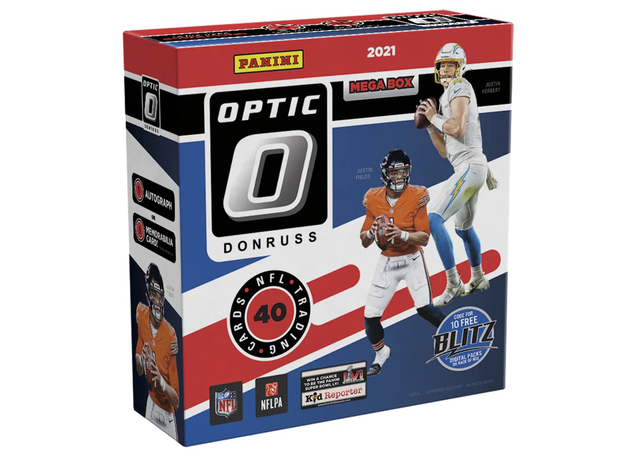 2021 Panini Donruss Optic Football Fanatics Exclusive Mega Box