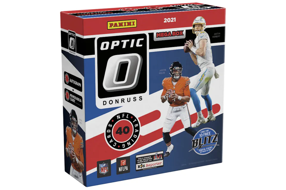 2021 Panini Donruss Optic Football Fanatics Exclusive Mega Box (Red Hyper Parallels)