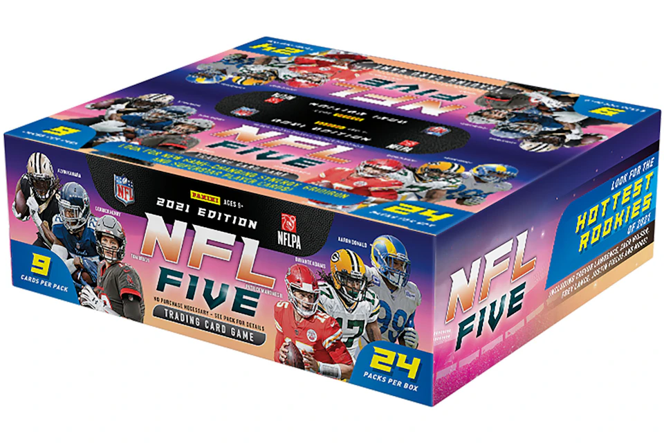 2021 Panini Five Football Trading Card Game Starter Deck Booster Box