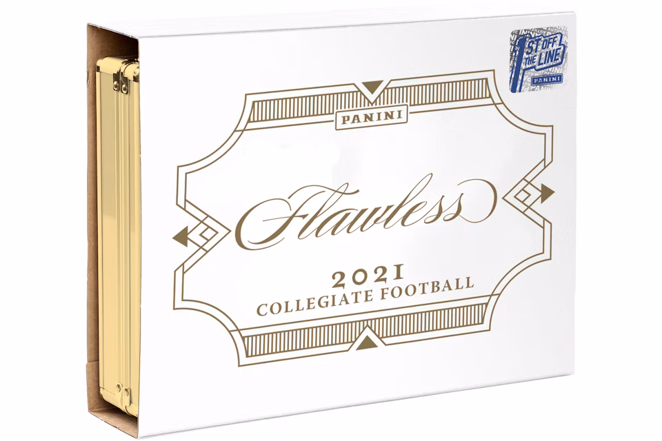 2021 Panini Flawless Collegiate Football 1st Off The Line Box