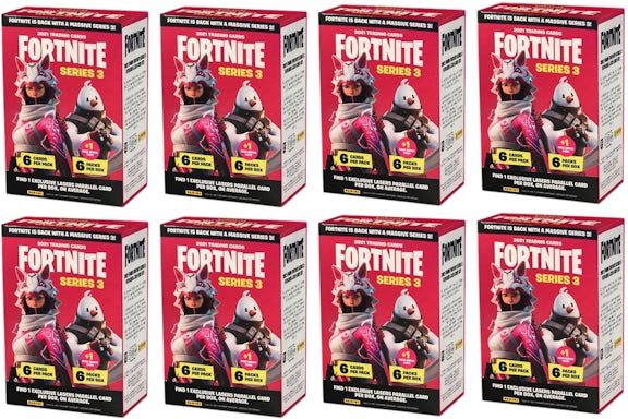 2021 Panini Fortnite Serie 3 Caja Blaster 8x Lote