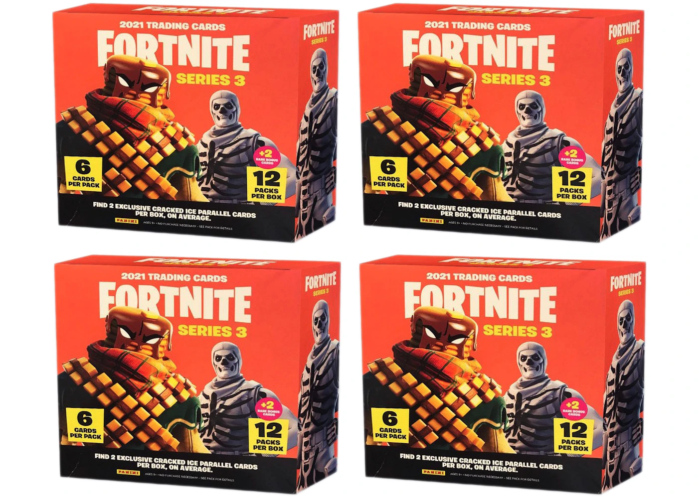2021 Panini Fortnite Series 3 Mega Box 4x Lot 2021 US