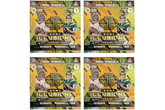 2021 Panini Illusions Football Mega Box 4x Lot