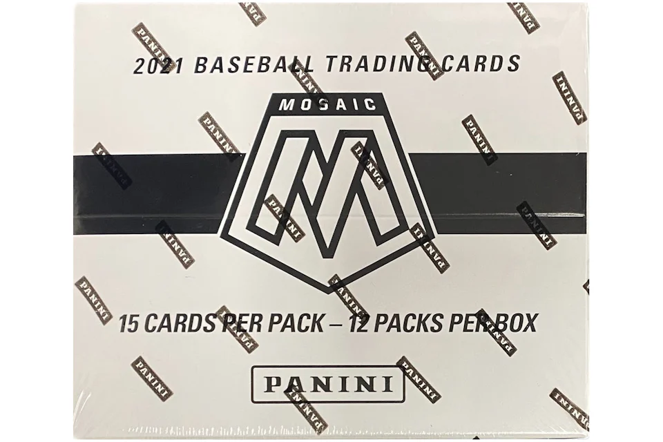 2021 Panini Mosaic Baseball Factory Sealed Multi-Pack Cello Pack Box