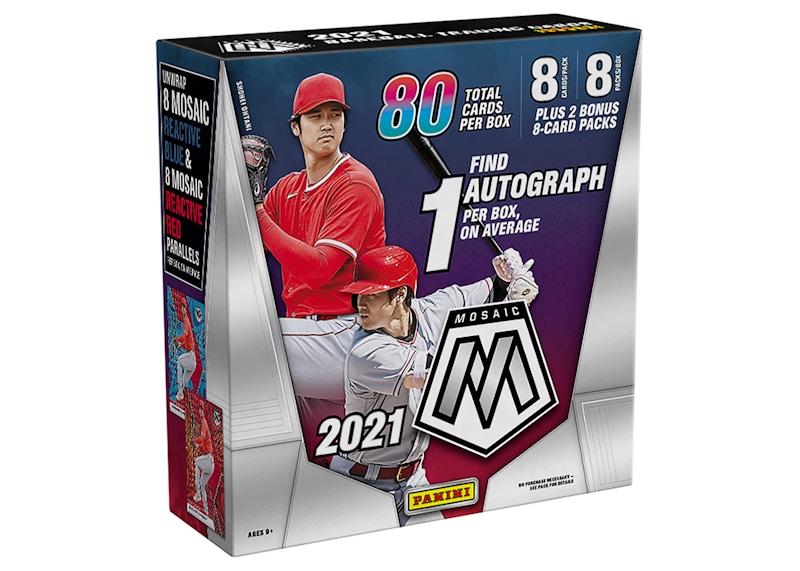 2021 Panini Mosaic Baseball Mega Box (80 ct.) - 2021 - JP