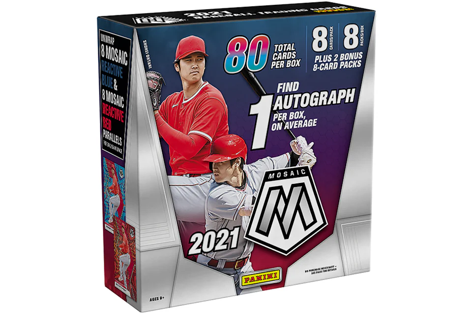 2021 Panini Mosaic Baseball Mega Box (80 ct.)