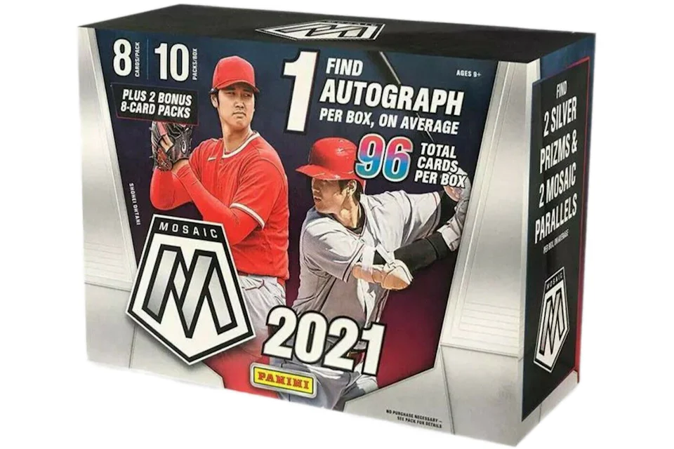 2021 Panini Mosaic Baseball Mega Box (96 ct.)