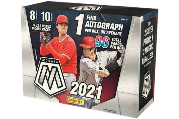 2021 Panini Mosaic Baseball Mega Box (96 ct.)