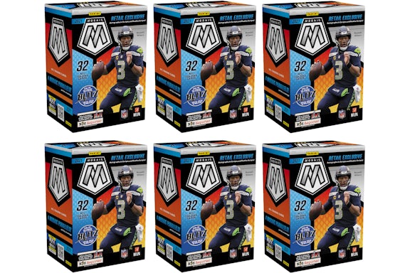 2021 Panini Caja Mosaic Football Blaster (Anaranjado Paralelos Fluorescentes) 6x Lote