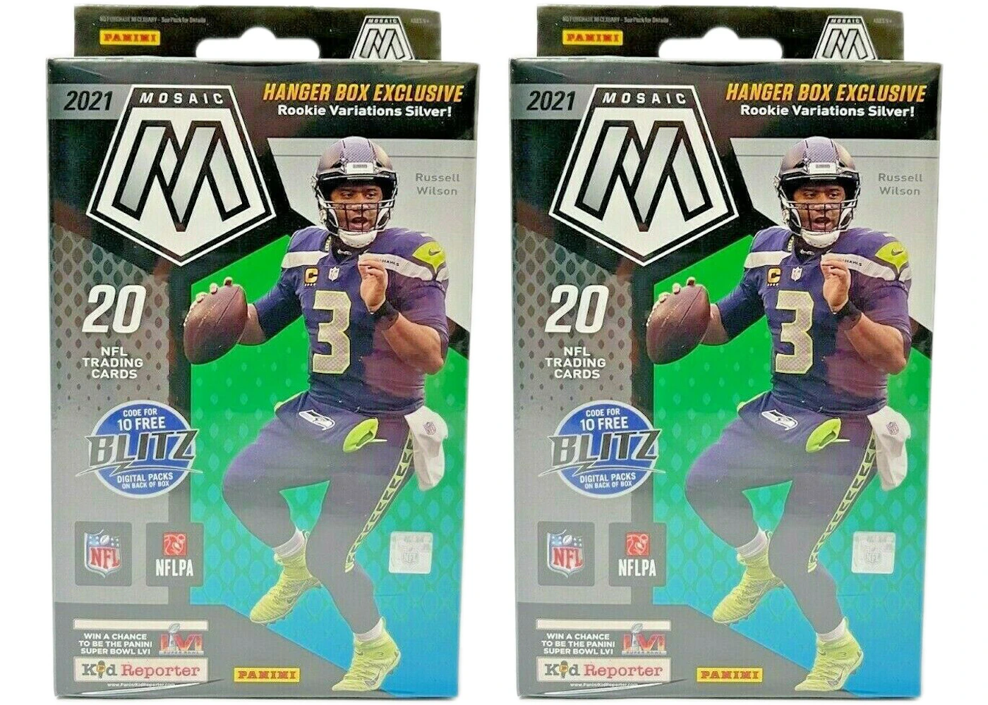 21 Panini Mosaic Football Hanger Box Hanger Box Exclusive Rookie Variations Silver 2x Lot 21 Gb 21 Panini Mosaic Football Hanger Box Hanger Box Exclusive Rookie Variations Silver 2x Lot 21 Gb
