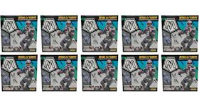 2021 Panini Mosaic Football Mega Box (Walmart) (Reactive Blue Parallels) 10x Lot