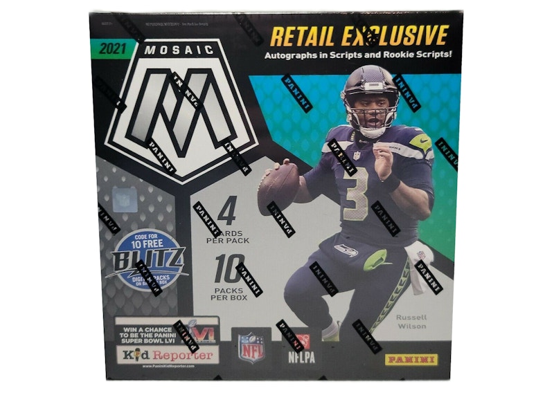 2021 Panini Mosaic top Football Fanatics Exclusive Mega Box - 1