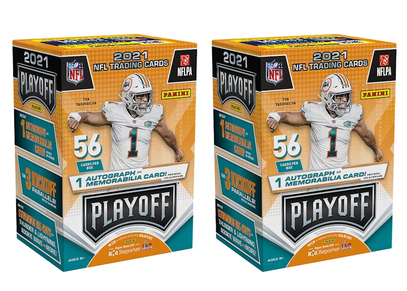 2021 Panini Playoff Football Blaster Box 2x Lot - 2021 - US