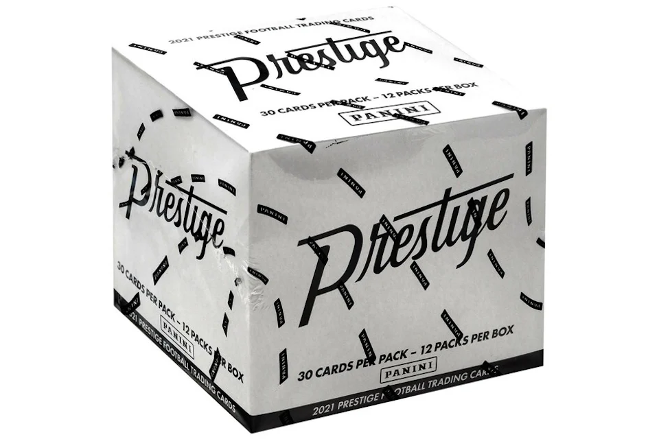 2021 Panini Prestige Football Factory Sealed Multi-Pack Cello Fat Pack Box