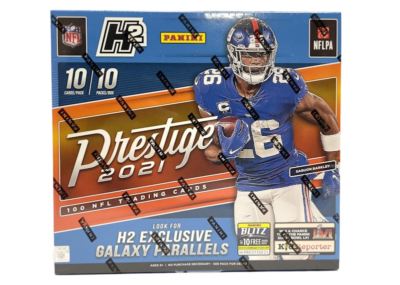 2021 Panini Prestige Football H2 Hobby Hybrid Box 2021