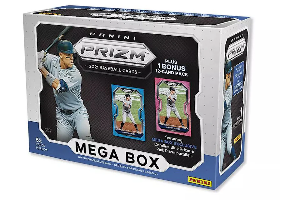 2021 Panini Prizm Baseball Mega Box (Carolina Blue & Pink Prizm)