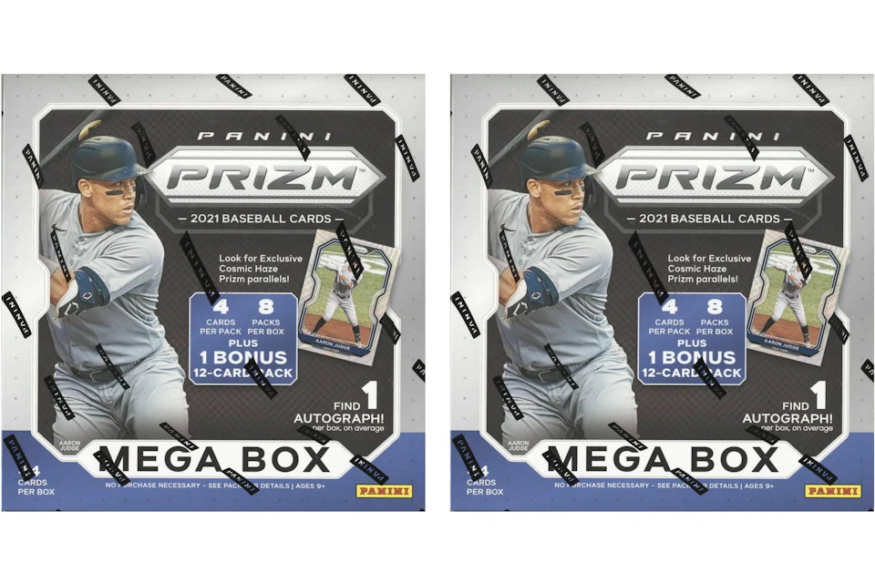 2021 Panini Prizm Baseball Mega Box (Cosmic Haze Prizm) 2x Lot