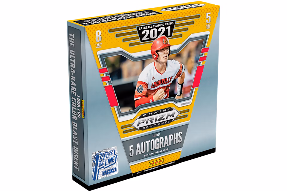 2021 Panini Prizm Draft Picks Collegiate Baseball 1st Off The Line Box