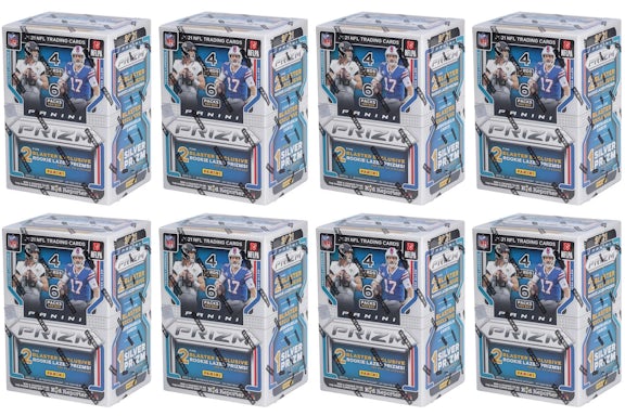 2021 Panini Prizm Caja de fútbol Blaster (Lazer Prizms) 8x Lote
