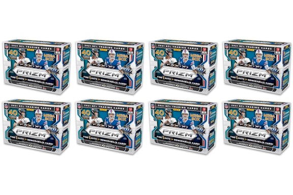 Mega-Box Panini Prizm Football 2021 (rosa Prizms) 8er-Lot