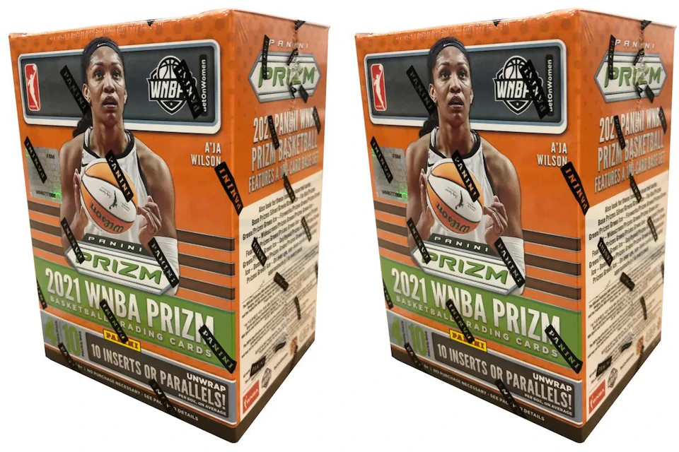 2021 Panini Prizm WNBA Basketball (Fanatics 10-Pack) Blaster Box 2x Lot