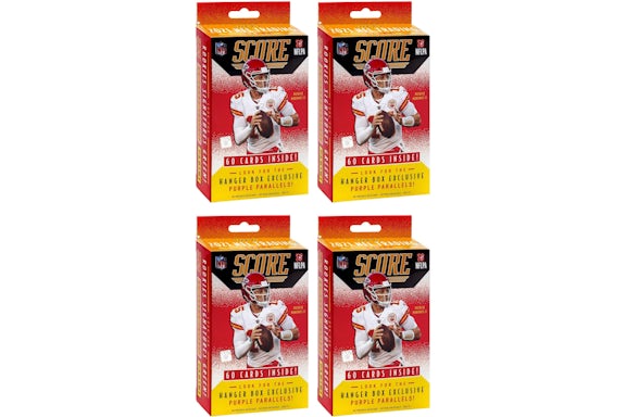 2021 Panini Score Caja de percha de fútbol 4x Lote