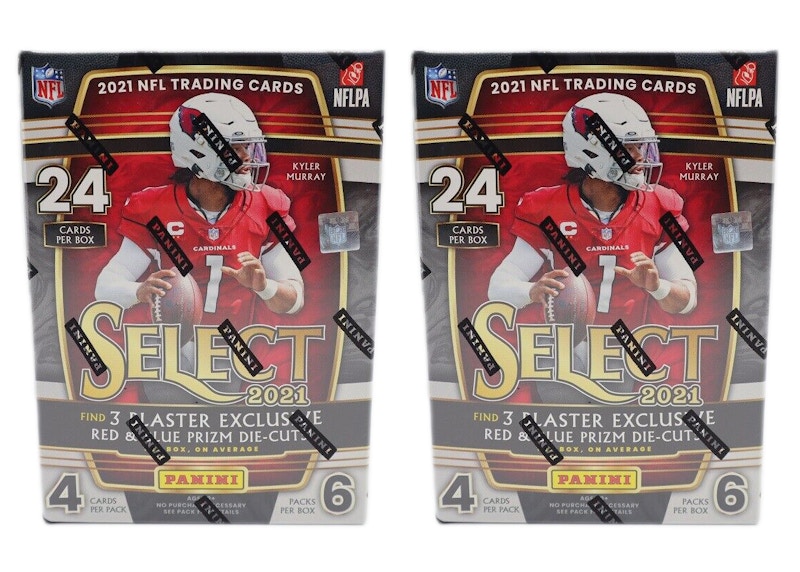 2021 Panini Select Football Blaster Box (Red & Blue Prizm Die-Cuts 