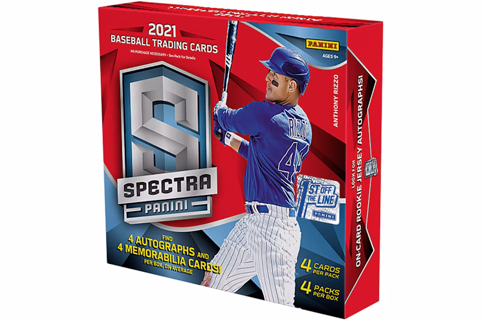 2021 Panini Spectra Baseball 1st Off The Line Box