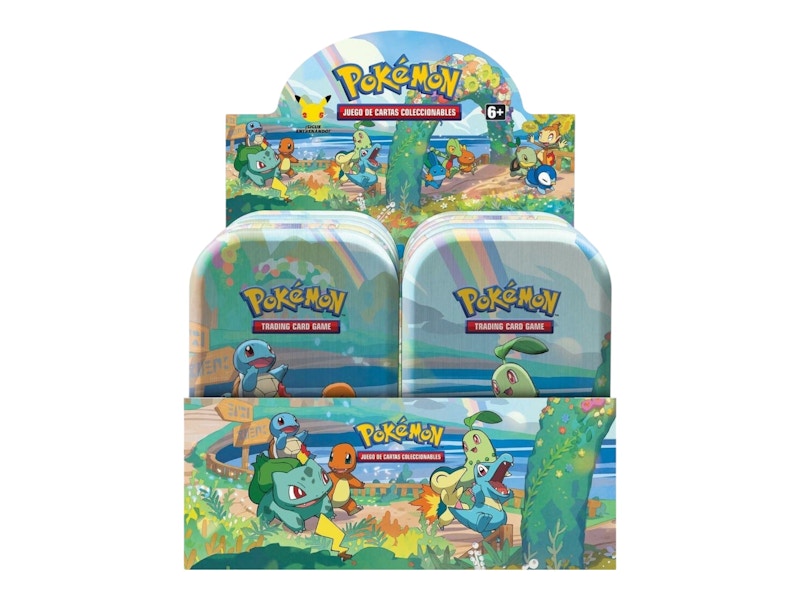 2021 Pokmon Celebrations 8 Tin Mini Display - 2021 - US