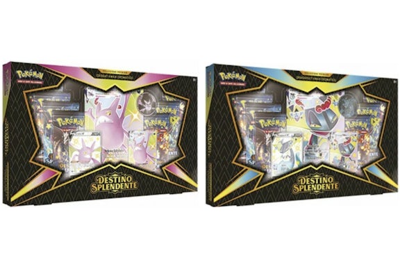Pokémon GCC Spada e Scudo Destino Splendente Collezione Premium Shiny Crobat-VMAX/Shiny Dragapult-VMAX (ITA) 2x Lot