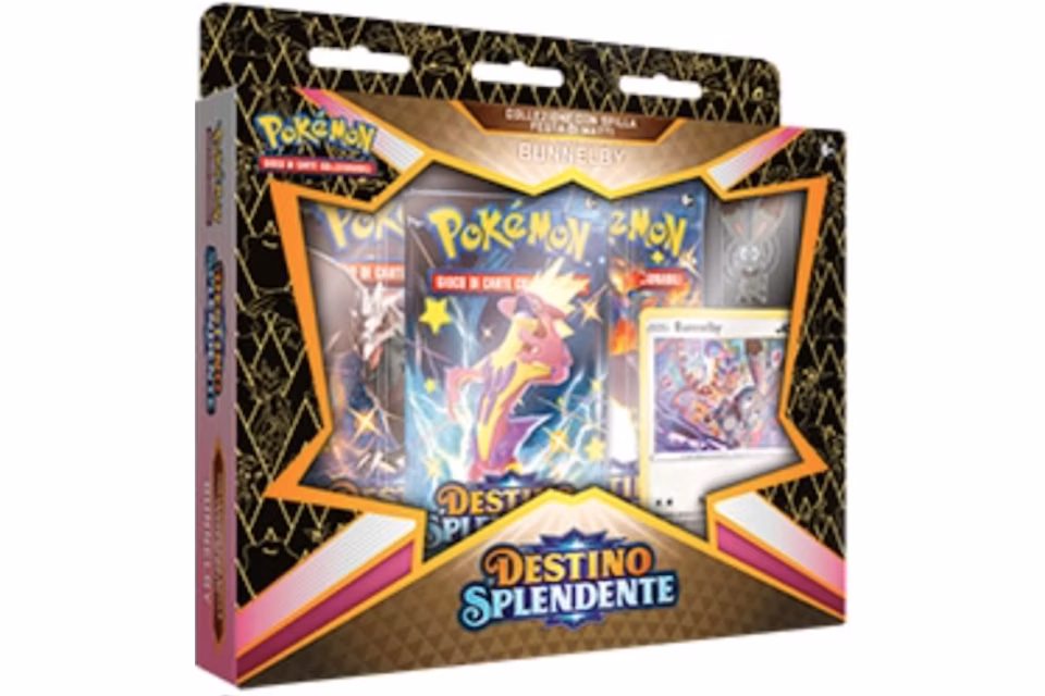 Pokémon GCC Spada e Scudo Destino Splendente Festa Matta Pin Collection Bunnelby (ITA)