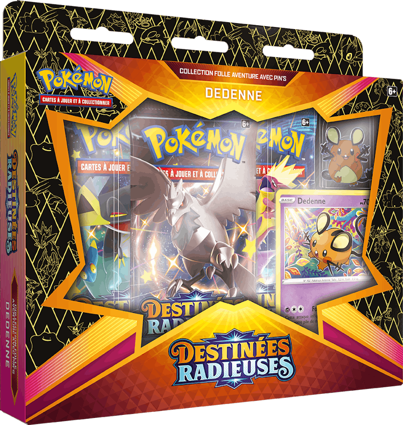 Pokemon Jcc Epee Et Bouclier Destinees Radieuses Collection Folle Aventure Avec Pin S Dedenne Fra
