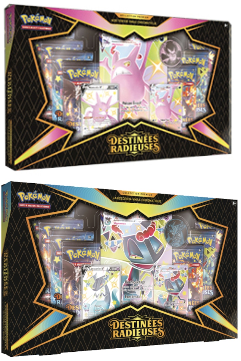 Pokemon Jcc Epee Et Bouclier Destinees Radieuses Collection Premium Lanssorien Vmax Chromatique Nostenfer Vmax Chromatique 2x Lot