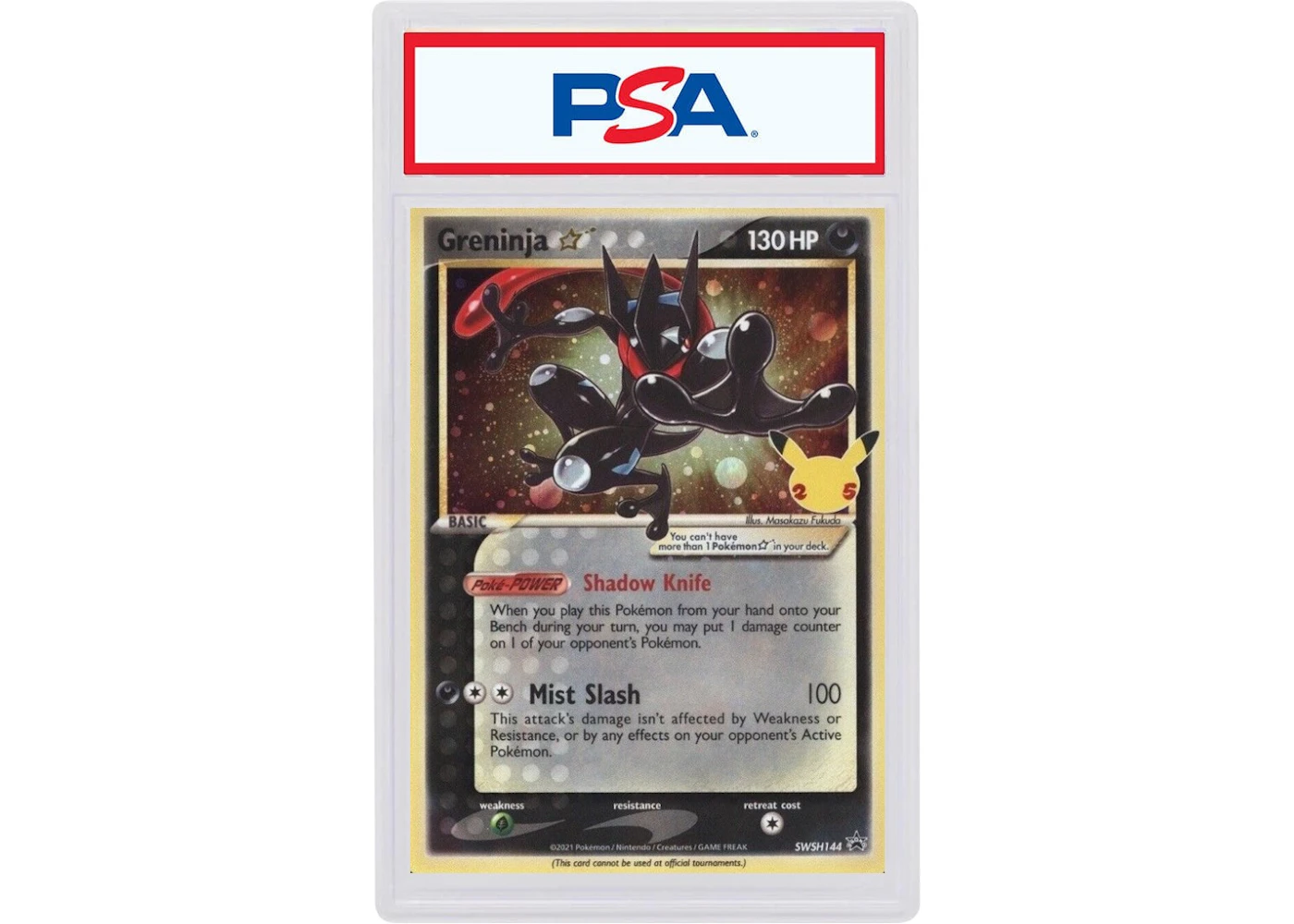 2021 Pokemon SWSH Black Star Promo 144 Greninja-Gold Star Celebrations Elite Trainer Box (PSA or BGS Graded) - 2021 - US 2021 Pokemon SWSH Black Star Promo 144 Greninja-Gold Star Celebrations Elite Trainer Box (PSA or BGS Graded) - 2021 - US