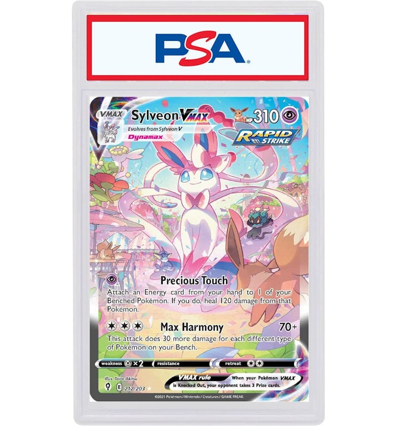 2021 Pokmon Sword & Shield Evolving Skies 212 Full Art/Sylveon VMax Secret (PSA or BGS Graded) - 2021 - US 2021 Pokmon Sword & Shield Evolving Skies 212 Full Art/Sylveon VMax Secret (PSA or BGS Graded) - 2021 - US