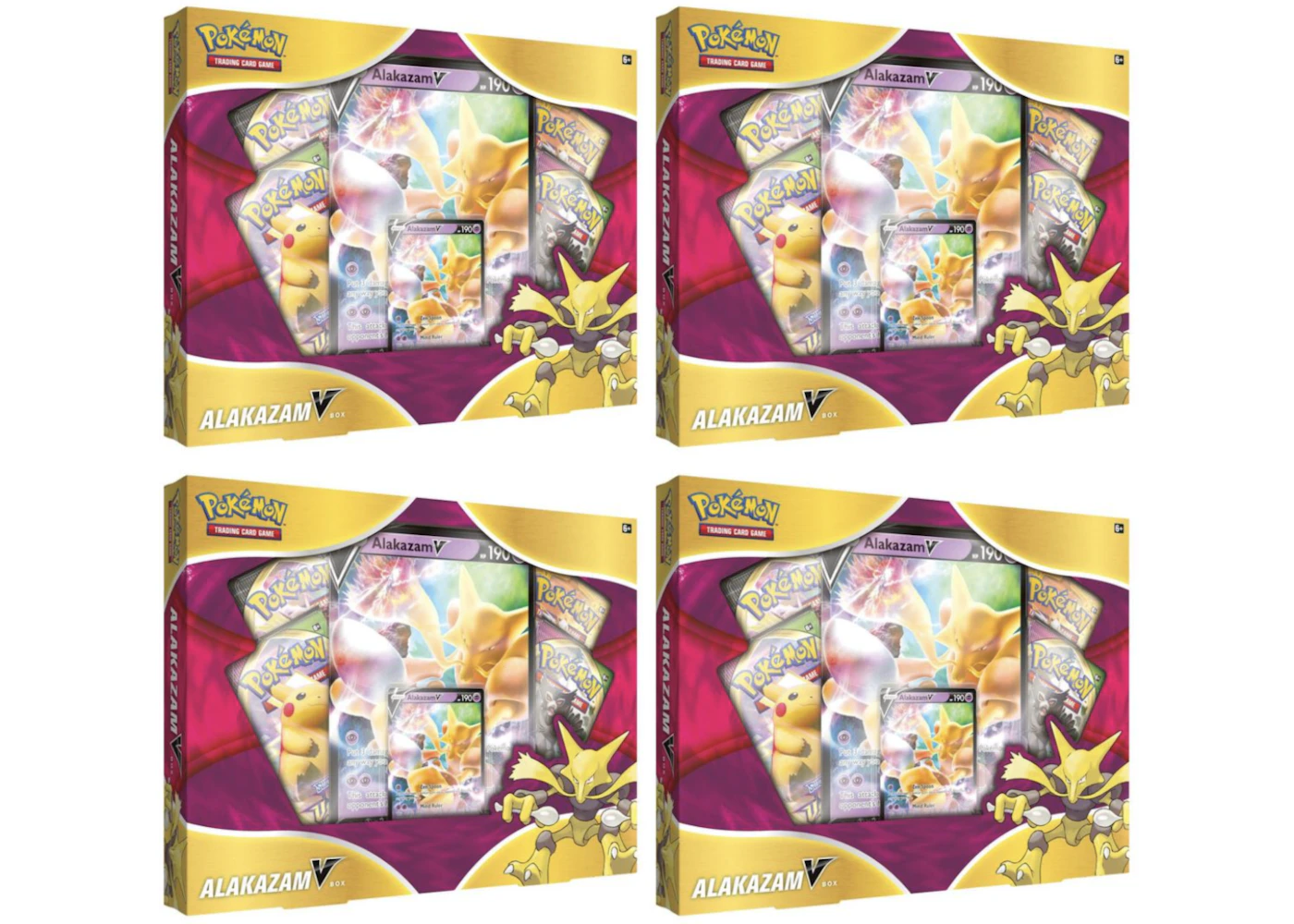 Pokemon Tcg Alakazam V Box 4x Lot Pokemon Tcg Alakazam V Box 4x Lot