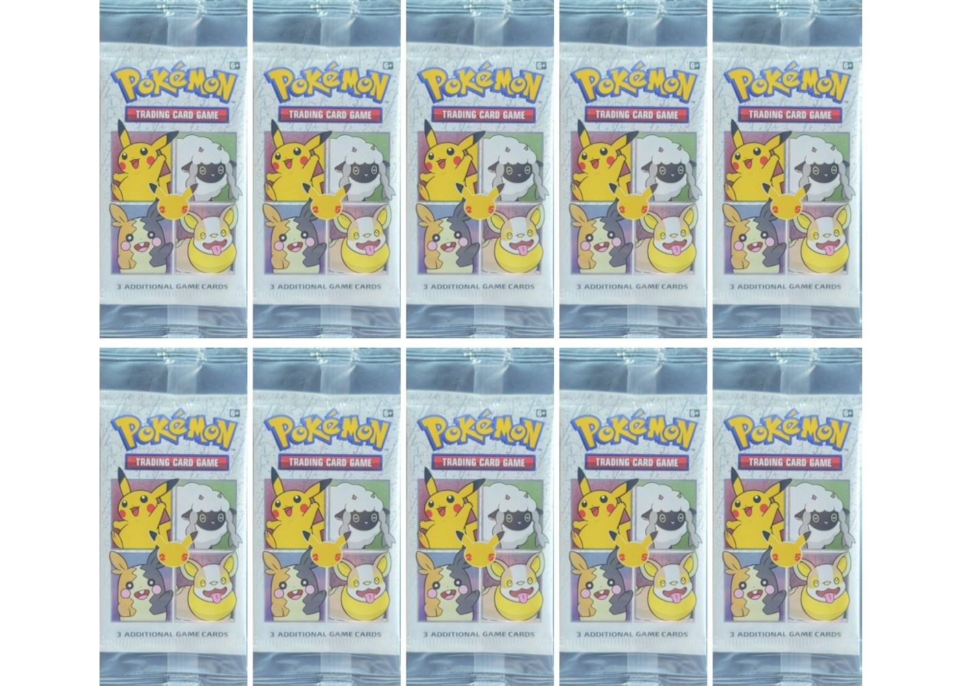 Pokemon Tcg General Mill S Cereal 25th Anniversary Packs 10x Lot Pokemon Tcg General Mill S Cereal 25th Anniversary Packs 10x Lot