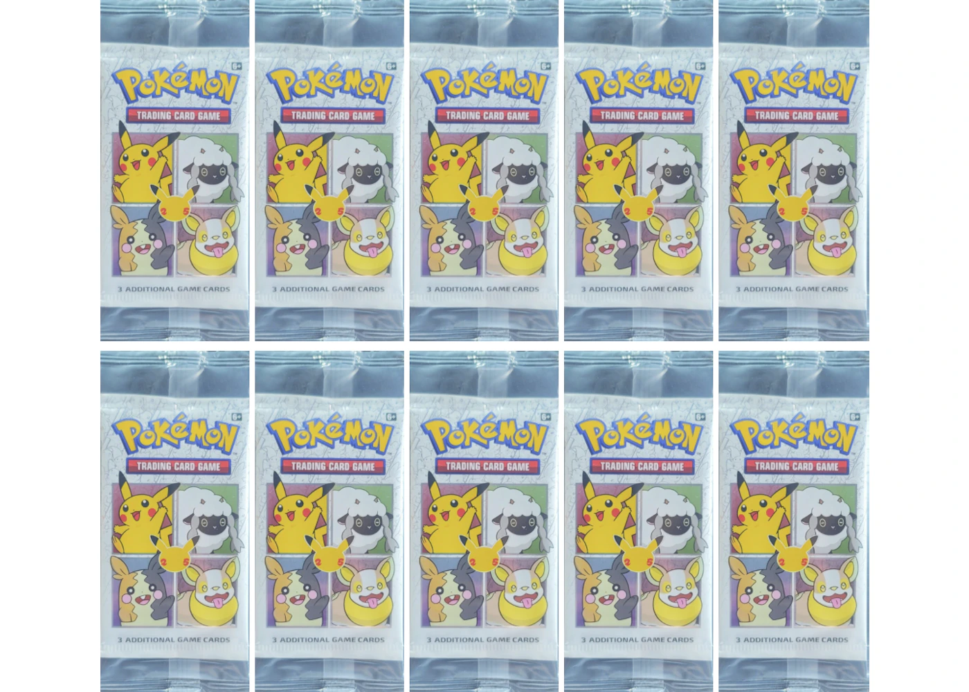 Pokmon TCG General Mill's Cereal 25th Anniversary Packs 10x Lot - US Pokmon TCG General Mill's Cereal 25th Anniversary Packs 10x Lot - US