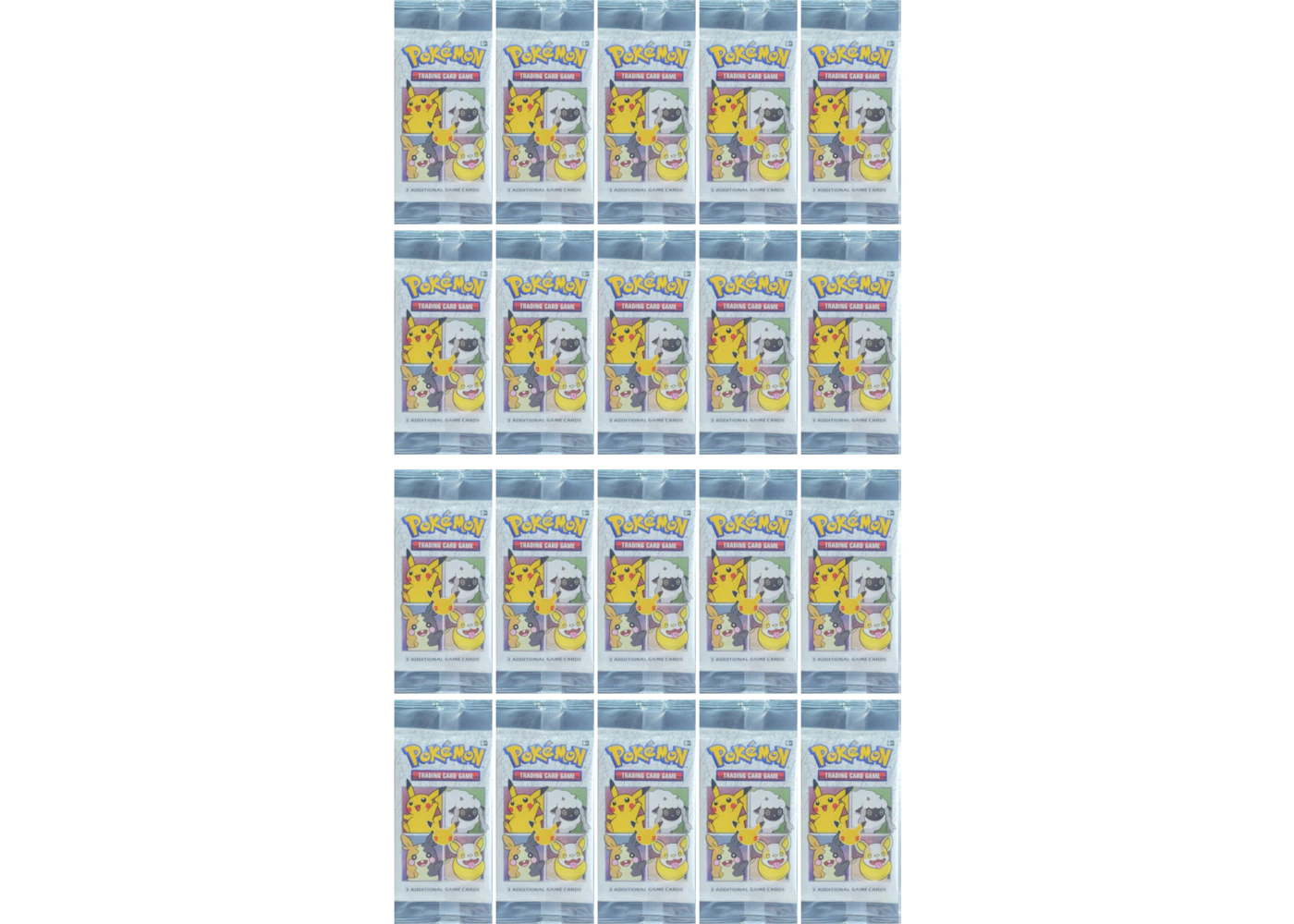 Pokmon TCG General Mill's Cereal 25th Anniversary Packs 20x Lot - US Pokmon TCG General Mill's Cereal 25th Anniversary Packs 20x Lot - US