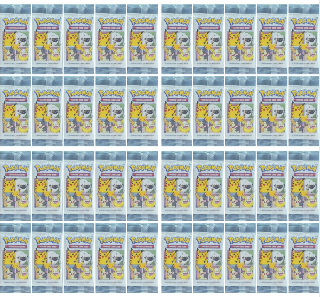Pokemon Tcg General Mill S Cereal 25th Anniversary Packs 40x Lot Pokemon Tcg General Mill S Cereal 25th Anniversary Packs 40x Lot
