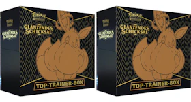 Pokémon TCG Glänzendes Schicksal Top Trainer Box 2x Lot