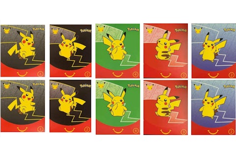 2021 Pokmon TCG McDonald's Happy Meal 25th Anniversary 10x Envelope Lot (Assorted) (English) - US 2021 Pokmon TCG McDonald's Happy Meal 25th Anniversary 10x Envelope Lot (Assorted) (English) - US