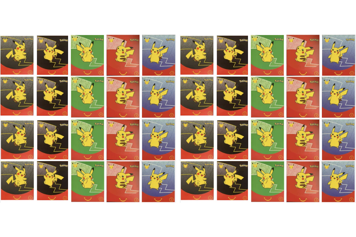 2021 Pokémon TCG McDonald's Happy Meal 25th Anniversary 40x Envelope Lot (Assorted) (English)