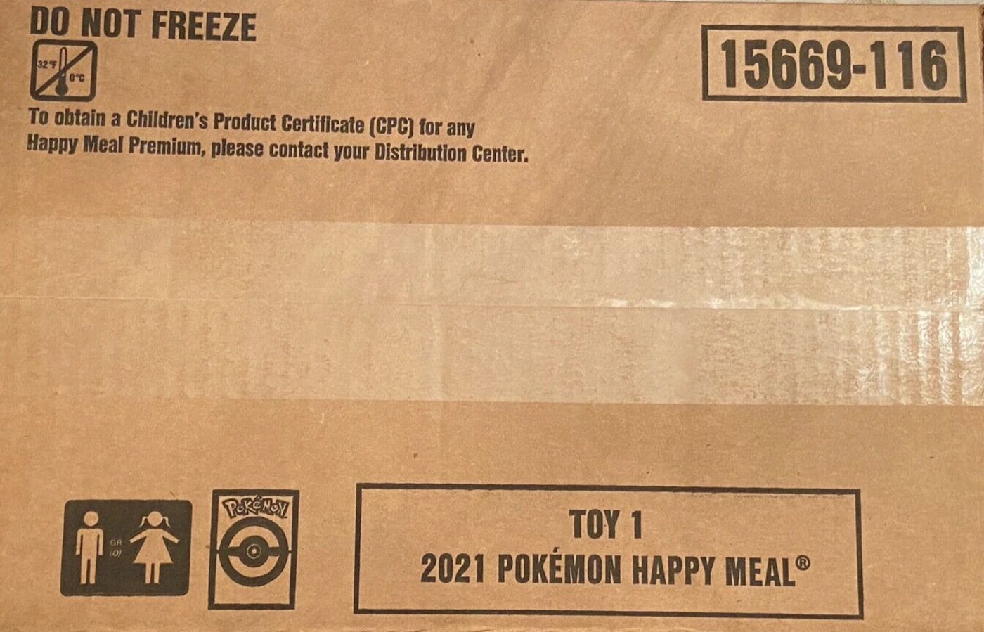 McDonald's Pokemon 25th Anniversary Booster Pack Sealed