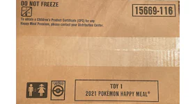 2021 Pokémon TCG McDonald's Happy Meal 25th Anniversary Sealed Case of 150 (Assorted) (English)
